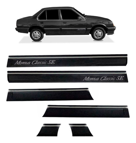 Friso Lateral Monza Classic Se 1991 A 1993 4p Colante Largo