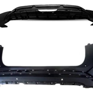 Kit Parachoque Com Saia E Tampa Traseira Para Byd Song Plus Preto