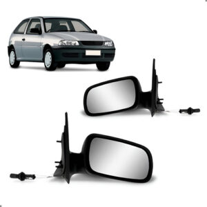 Par Retrovisor Lateral Gol G3 1999 A 2008 Com Controle