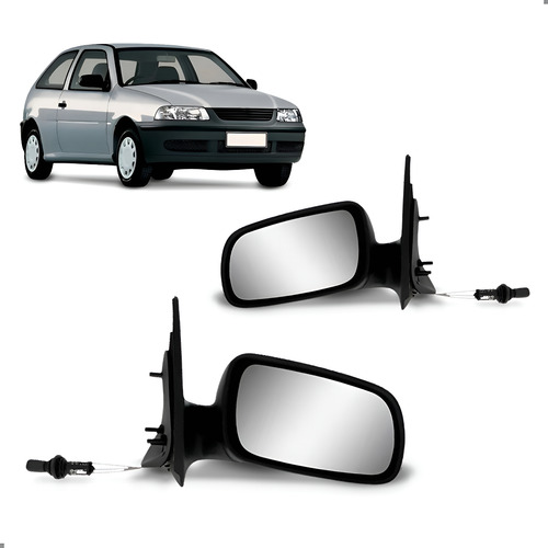 Par Retrovisor Lateral Gol G3 1999 A 2008 Com Controle