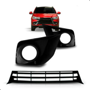 Kit Grade E Moldura Milha Para Asx 2017 2018 Preto