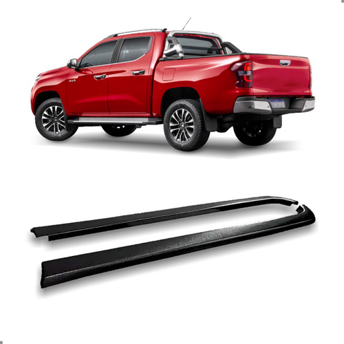 Protetor De Borda Lateral Para Titano 2024 2025 Preto