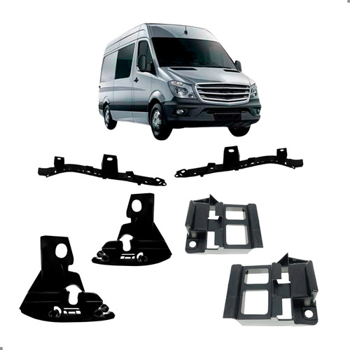Kit De Guias Do Parachoque Para Sprinter 2012 2013 A 2019