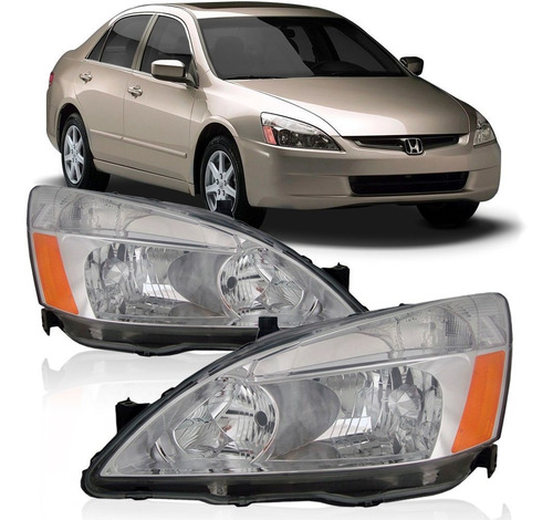 Par Farol Accord 2003 2004 2005 2006 2007 Honda Direito E Esquerdo
