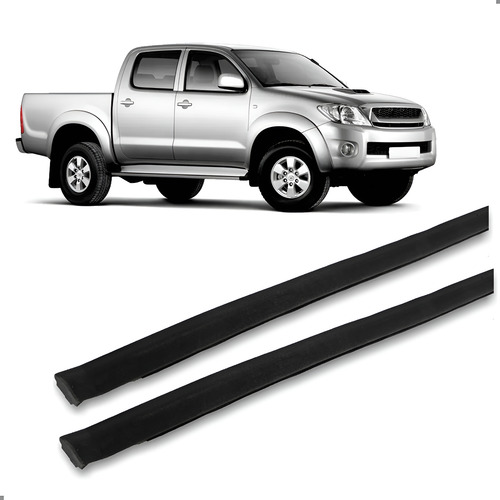 Par Friso De Teto Hilux 2004 A 2015 Cabine Dupla