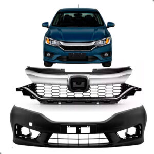 Parachoque E Grade Para Honda City 2018 2019 2020 2021 Preto