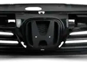 Grade Radiador Para Civic 2012 A 2015 Sem Friso Com Suporte Preto