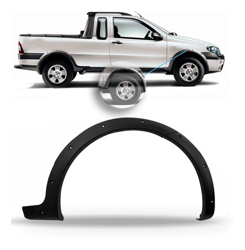 Par Alargador Moldura Paralama Strada Adventure 1998 A 2004