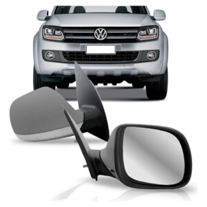 Par Retrovisor Pickup Amarok Cromado Elétrico 2014 2013 2012