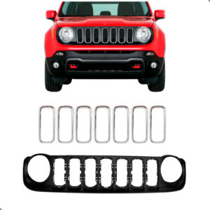 Kit Grade Painel E Frisos Cromados Renegade 2015 2016 A 2021 Kit