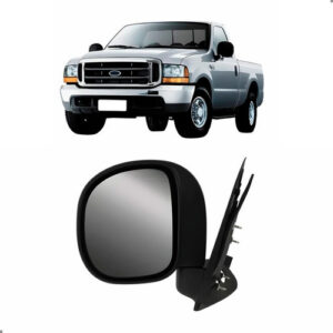 Retrovisor Externo Fixo Para F250 1999 A 2019 Lado Esquerdo