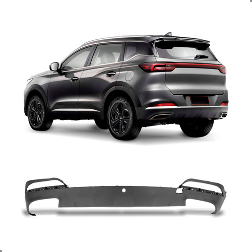 Spoiler Parachoque Traseiro Para Tiggo 7 Sport 2024 A 2026 Para Pintar
