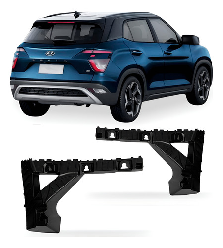 Pra Suporte Guia Creta 2022 A 24 Parachoque Traseiro