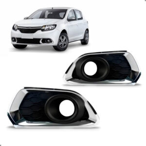 Par Grade Milha Parachoque Para Sandero 2016 2017 2018 2019 Par Ambos Lados