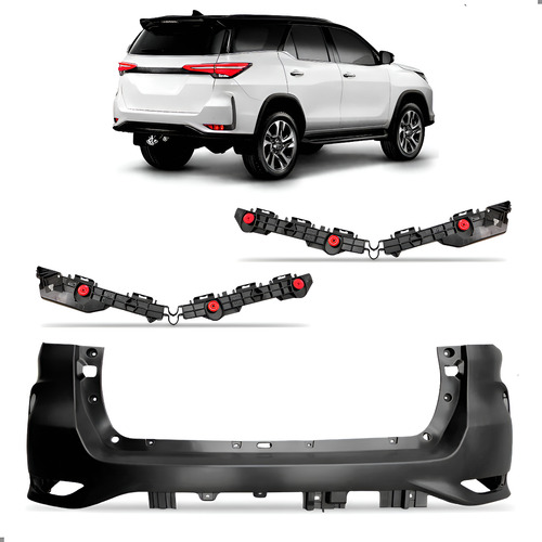 Parachoque Tras Para Hilux Sw4 Diamond 2021 A 2025 1a Linha