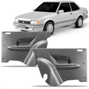 Par Forro Porta Traseiro Vw Apollo 1990 A 1992 2 Portas Cinza