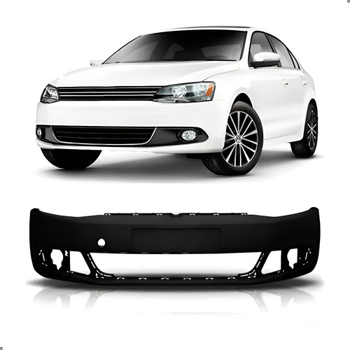 Parachoque Dianteiro Para Jetta 2011 2012 2013 2014 Novo Preto