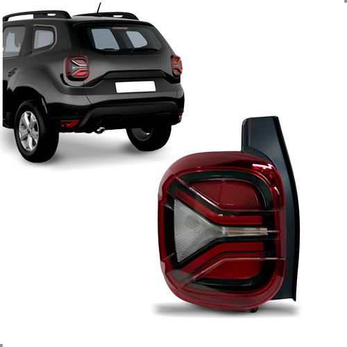 Lanterna Para Renault Duster 2025 A 2026 Com Led Esquerdo/motorista