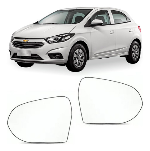 Par Lente Retrovisor Para Chevrolet Onix 2019 2020 2021