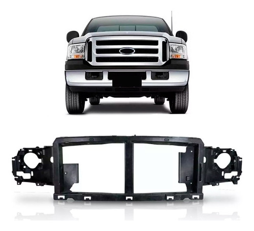 Painel Mini Frente F-250 2007 A 2012 F350/4000 07 A 12 Preta
