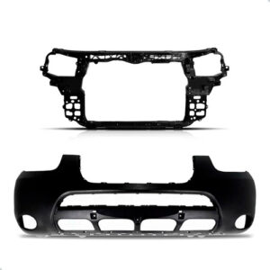 Kit Envolvente E Painel Frontal Santa Fé 2007 2008 2009 Novo Preto