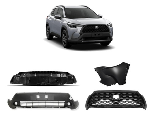 Kit Frente Para Corolla Cross 2021 2022 2023 2024 2025 2026 Para Pintar