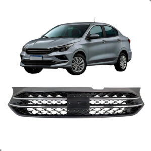 Grade Completa Fiat Cronos 2023 24 A 2026 Com Friso Cromado Preto