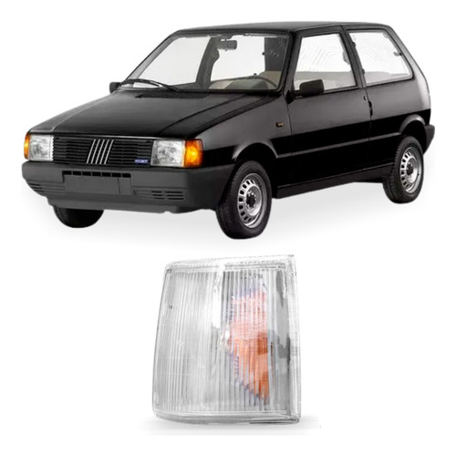 Farol Para Uno 1991 A 2003 Cristal Sem Tampa Esquerdo