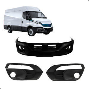 Envolvente Dianteiro Iveco 20 A 25 Com Molduras 1a Linha  Preto