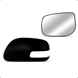 Kit Capa E Lente De Retrovisor Corolla 2009 A 2013 Esquerdo Esquerdo