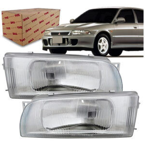 Par Farol Para Mitsubishi Lancer 1993 1994 1995 Direito E Esquerdo