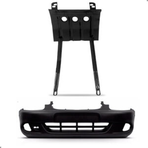 Kit Envolvente Para Corsa 2000 A 2002 Com Protetor Carter Preto