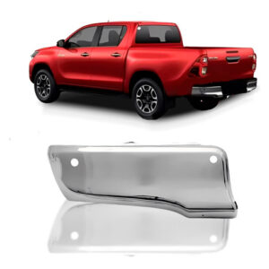 Ponteira Parachoque Traseiro Para Hilux 2016 A 2025 C/furo Esquerdo/motorista