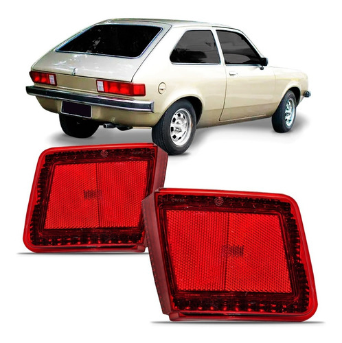 Par Sinaleira Traseira Chevette 1980 1981 1982 Rubi Oferta