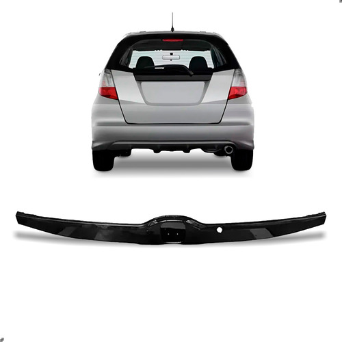 Régua  Friso Da Tampa Traseira Fit 2015/... Black Piano Black Piano