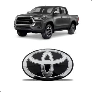 Emblema Da Grade Hilux 2021 2022 2023 2024 2025 Resinado Preto