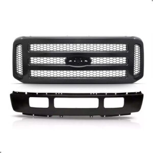 Kit Parachoque E Grade Para Ford F250 2006 A 2012 Preto