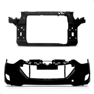 Parachoque E Painel Frontal Para Ix35 2010 A 2015 1a Linha  Preto