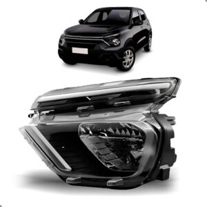 Farol Sem Led Para Citroën C3 21 22 2023 2024 2025 1ª Linha Esquerdo/motorista