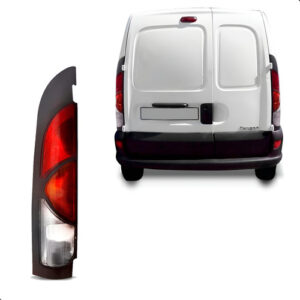 Lanterna Para  Kangoo 1999 A 2005 Carcaca Preta Le Esquerdo/motorista Cristal