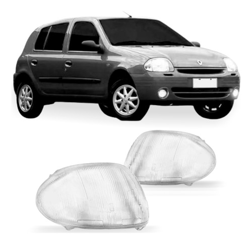 Par Lente Farol Clio 1999 A 2002 Foco Simples