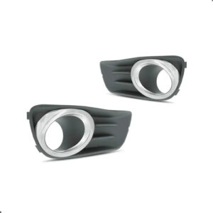 Par Moldura Milha Fiat Palio Economy 2011 A 2013 Cinza Cinza Ambos Os Lados