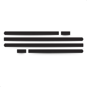 Kit Friso Lateral S10 2001 A 2011 Dupla C/ Jogo Tapete Pvc