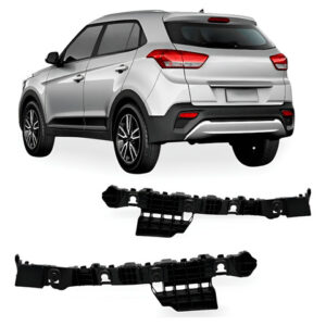 Par Suporte Guia Creta 2017 A 2021 Parachoque Traseiro