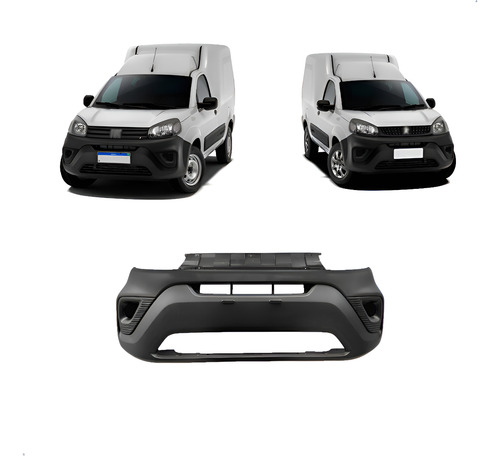 Parachoque Dianteiro Fiorino 21/25 Partner 2022/25 1a Linha  - Preto