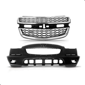 Kit Parachoque E Grade Para S10 2012 2013 2014 2015 2016 Preto