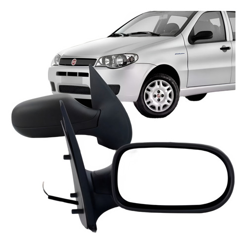 Par Retrovisor Palio 4p 2004 2005 2006 2007 2008 Eletrico