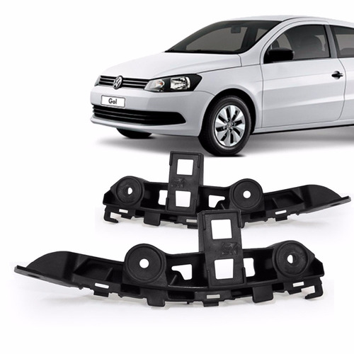 Par Suporte Guia Parachoque Gol Saveiro Voyage G6 Dianteiro