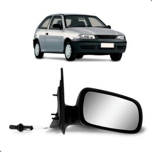 Retrovisor Lateral Gol G3 1999 A 2008 Com Controle Direito