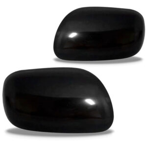 Par Capa Retrovisor Corolla 2003 2004 05 06 2007 Preto Liso